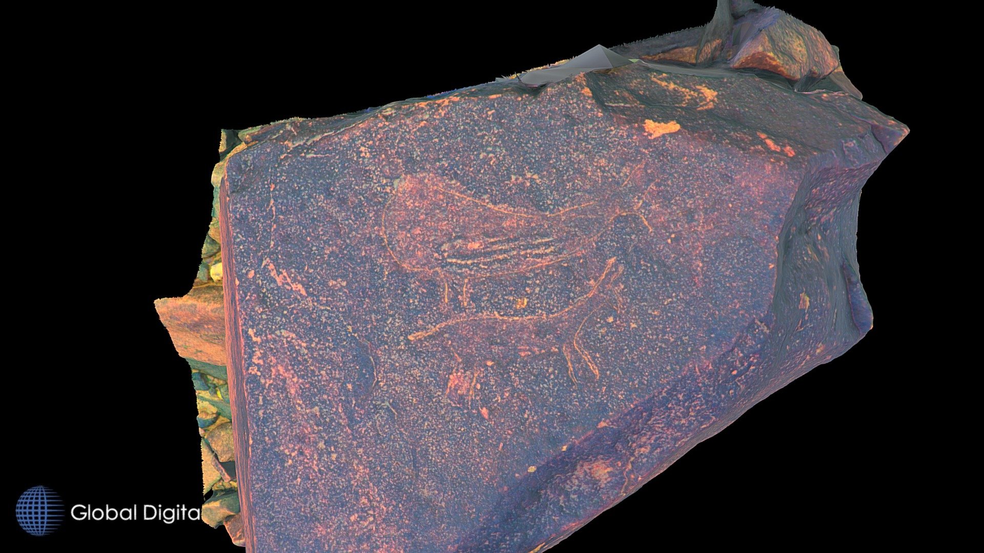 Petroglyph N21 Khatm Al Melaha, Kalba, Sharjah