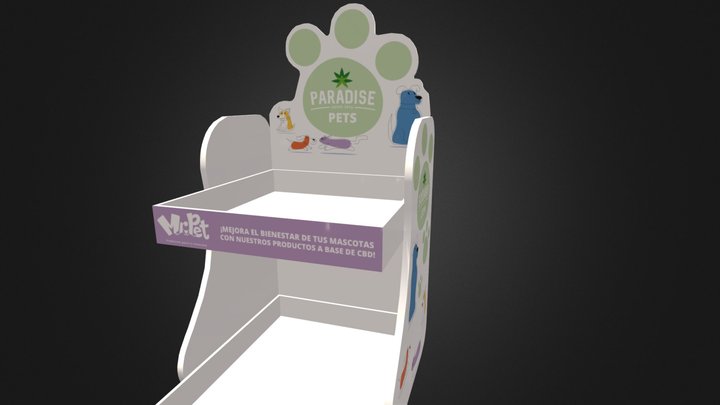 Display Paradise Pets 3D Model