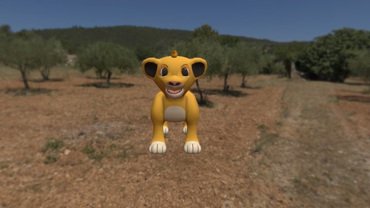Simba Model 3D Model