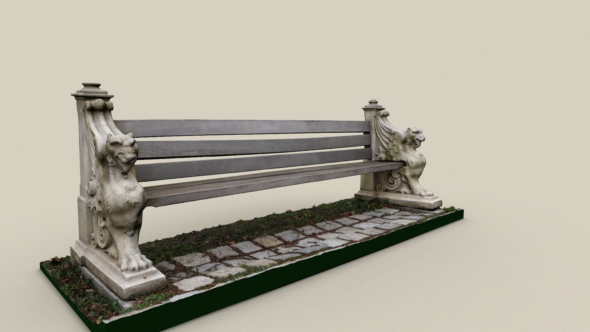 Parkbank — Sketchfab embed 3D viewer