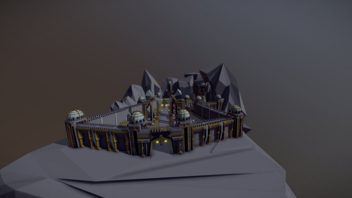 Dwarven Citadel - WIP 3D Model
