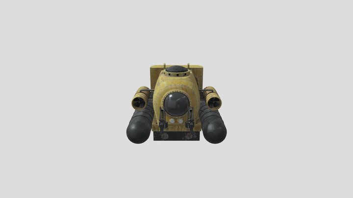 Salvage Submarine 3D Model
