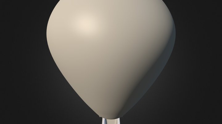 Hot Air Baloon 3D Model