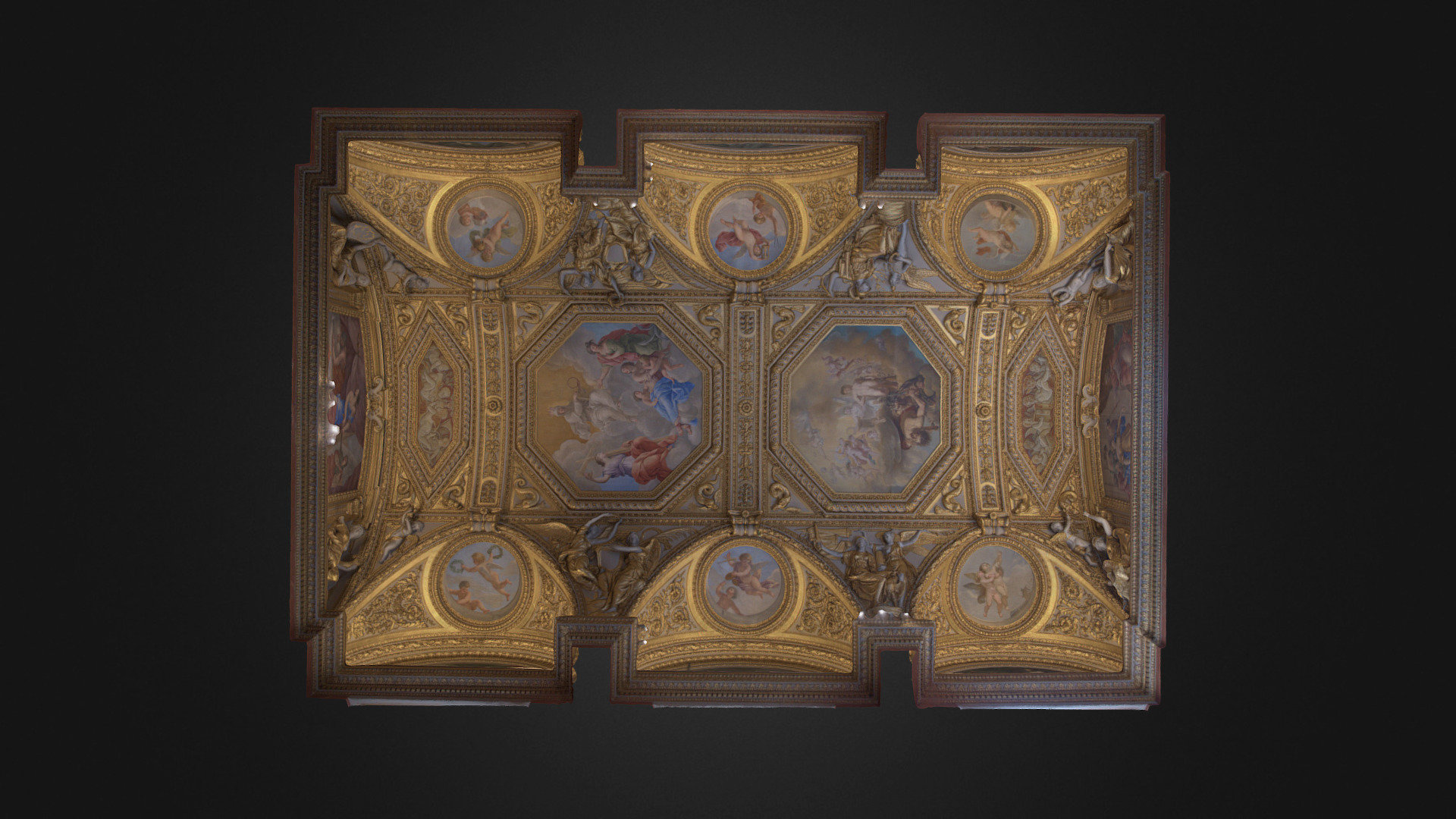 Chambre de Parade et petit cabinet de la reine