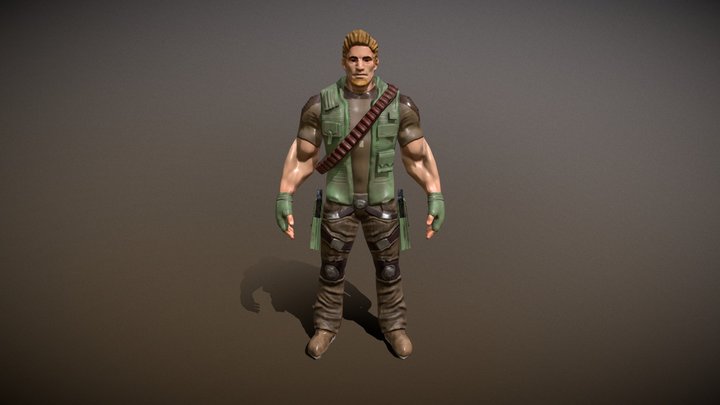 Game_character 3D Model