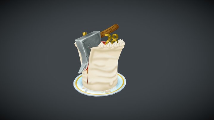 Birthday Cake Lv28 3D Model