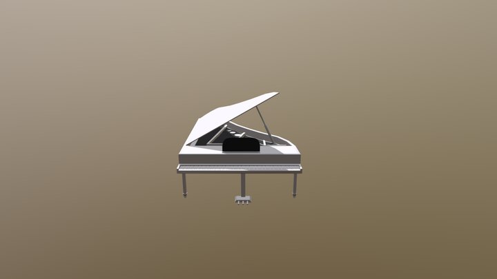 Piano draft 3D Model
