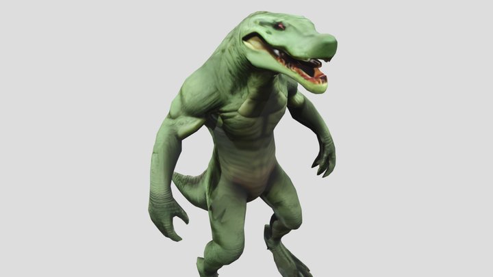 3D Raptorox The Swiftclaw Lowpoly Model 3D Model