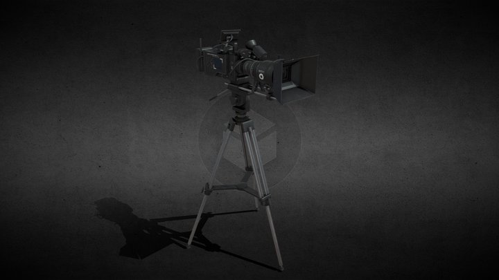 Studio Industrial Camera 3D Model