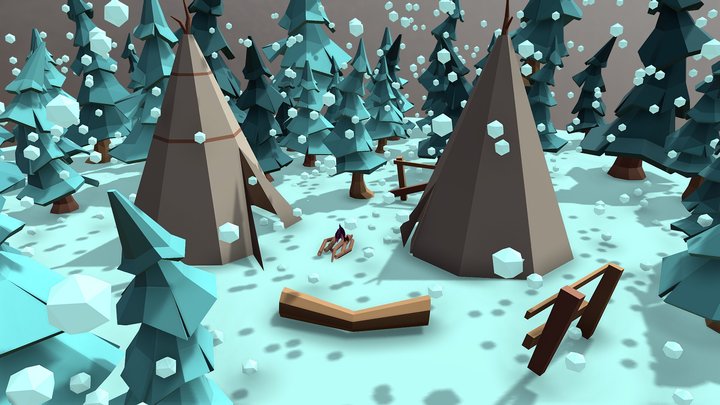 Mysterious forest – Modello 3D gratuito STL