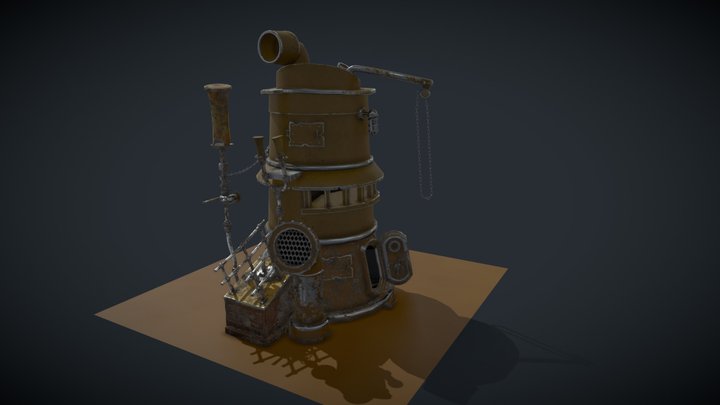 Torre Oxidada Final 3D Model