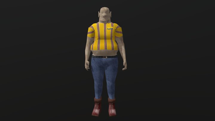 Bob - The Twins SCP 3008 3D Model