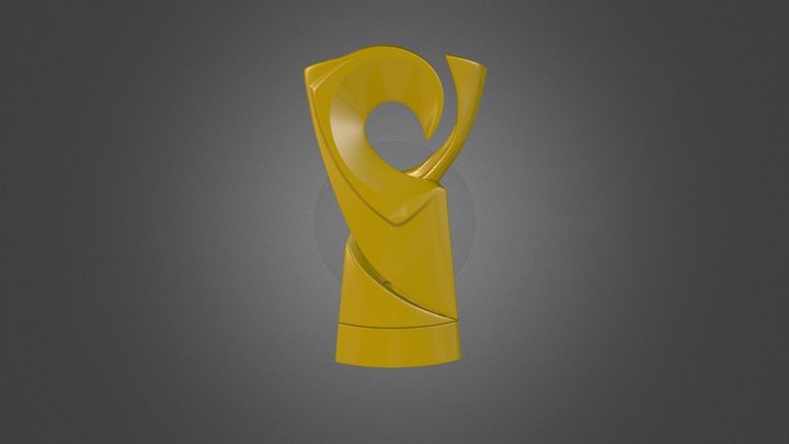IronMan Trophy 3D Model