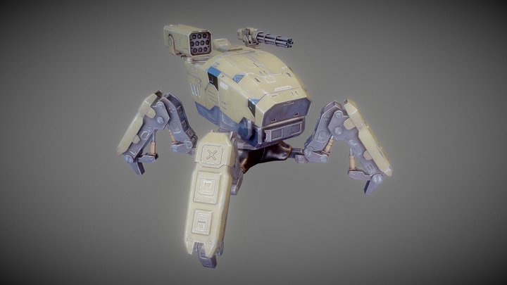 Robotank 3D Model