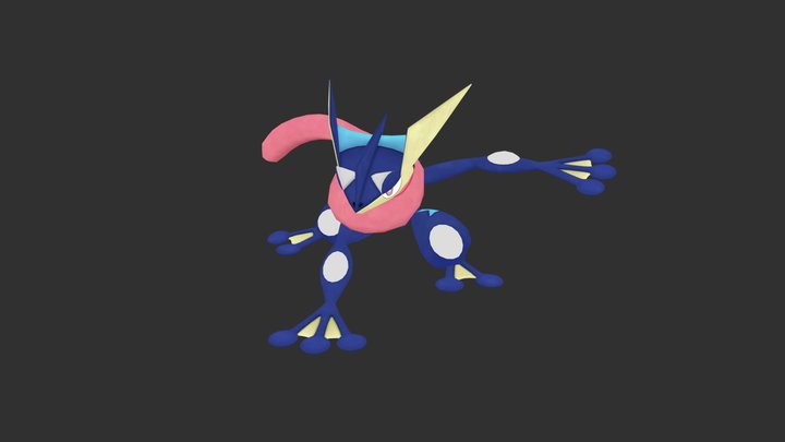 Greninja (Official) 3D Model