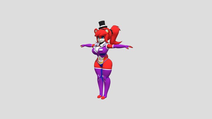 red frenni tiktok 3D Model