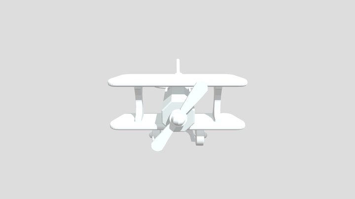 avión practica s 3D Model