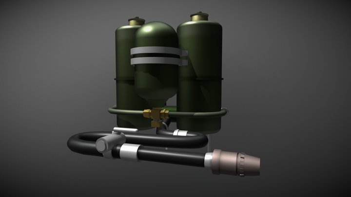 Flamethrower 3D Model