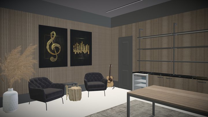 Meeting room - Interior design 3D Model