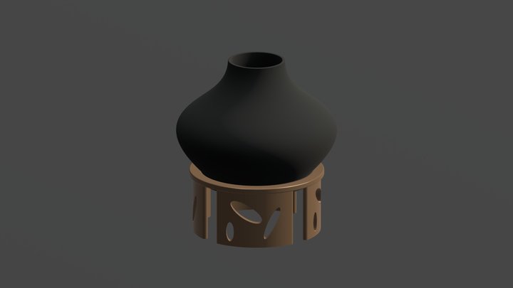 Jungle  Planter 3D Model
