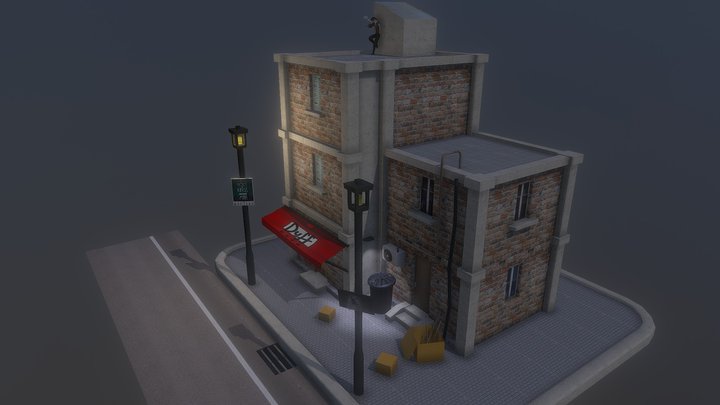 Suspicious business office 3D Model