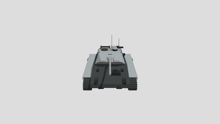 cyber Tank model concept 3D Model