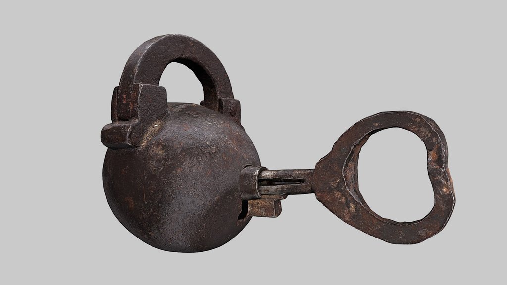 Ball-shaped padlock