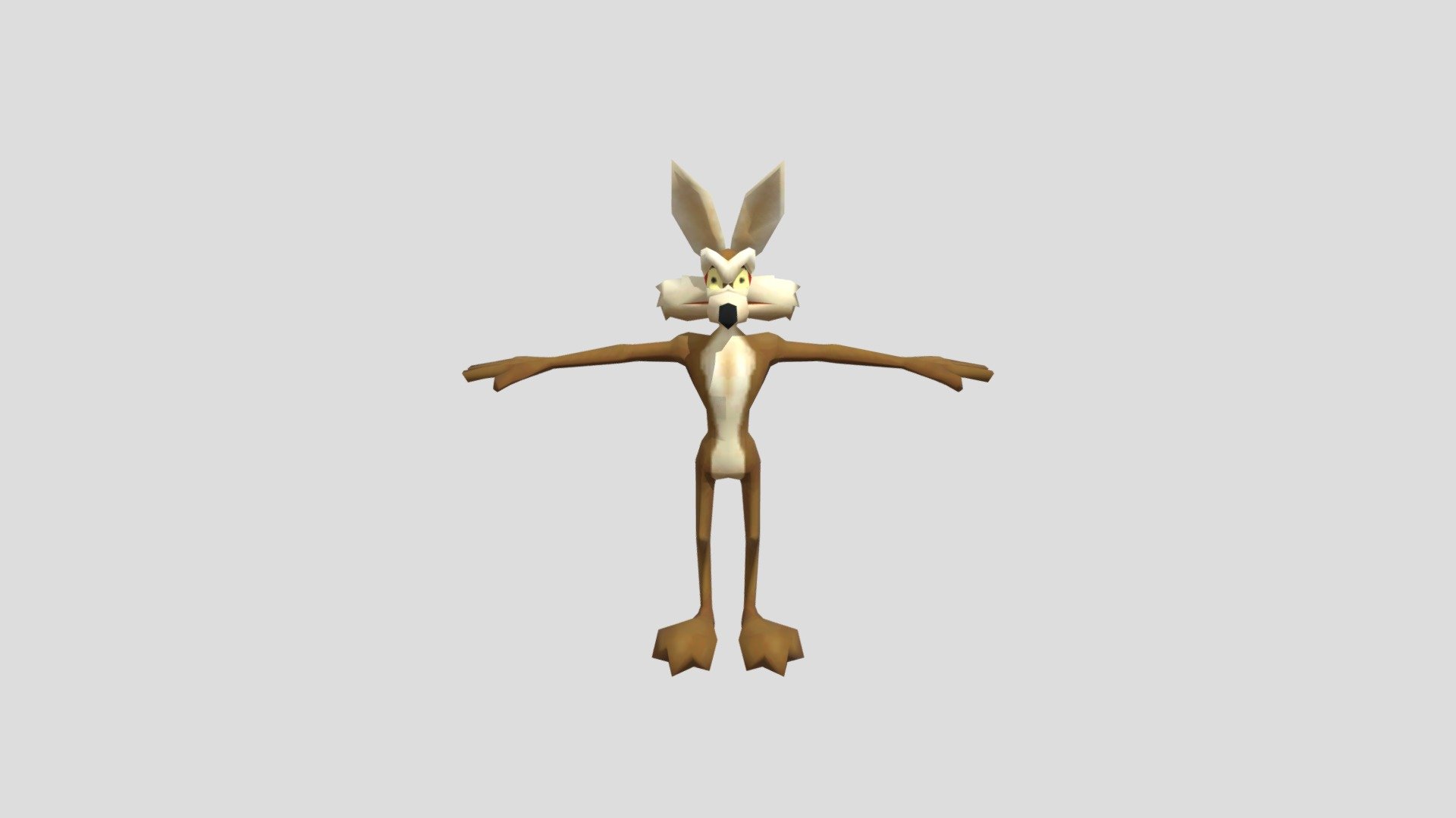 Wile E. Coyote - Download Free 3D model by I'm a Looney Tunes Fan ...