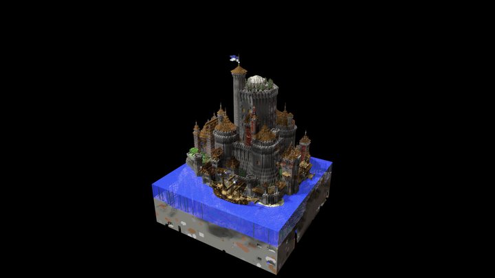 King of Isauria castle 3D Model