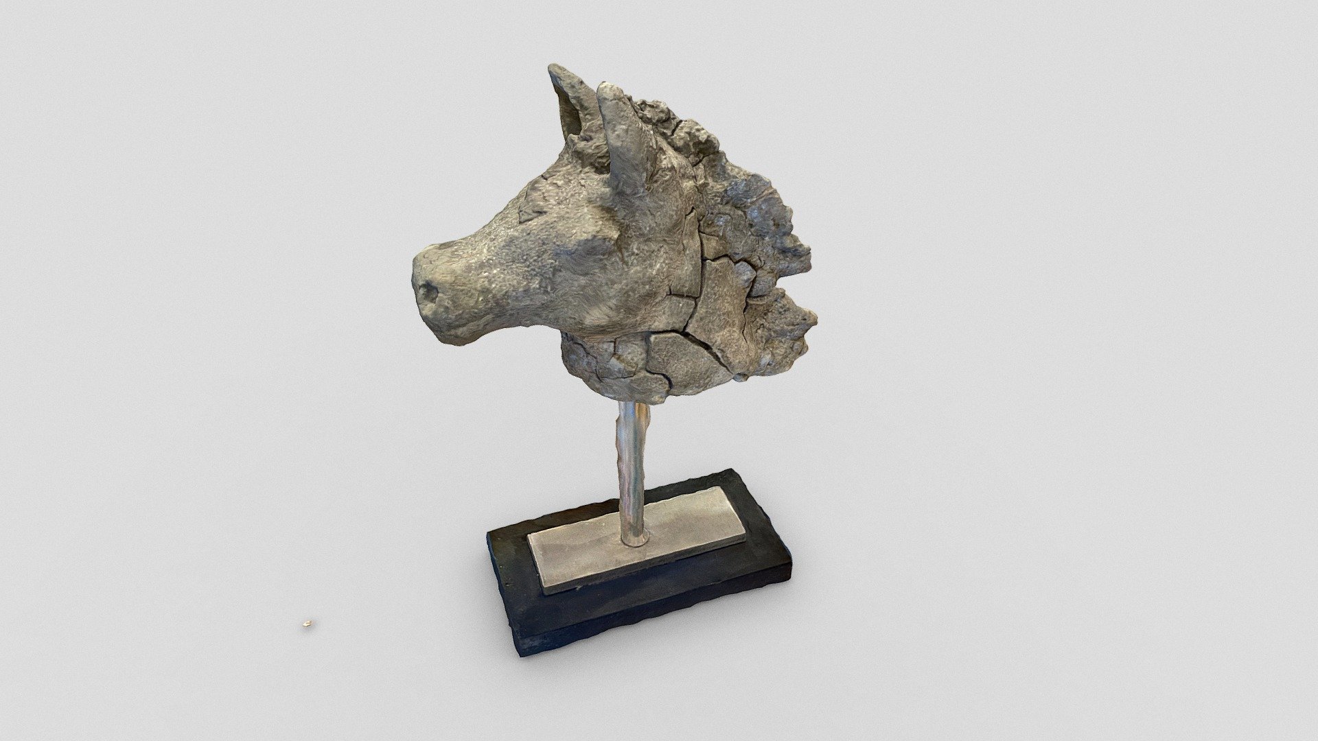 My daughter's clay horse model