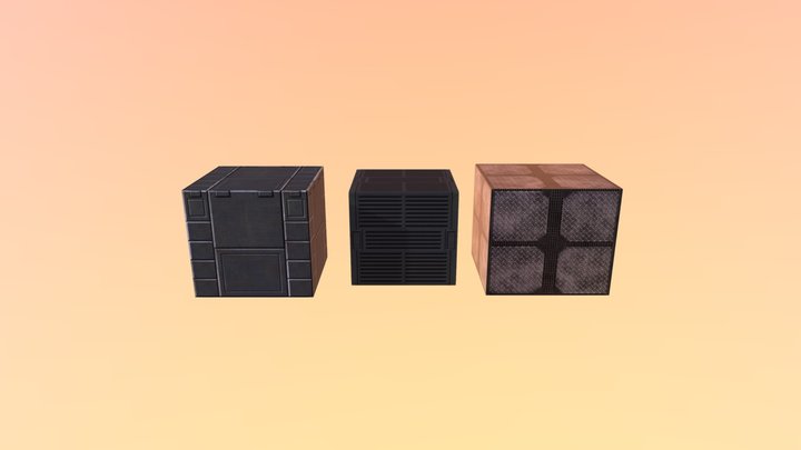 industrial_box_steel_containers 3D Model