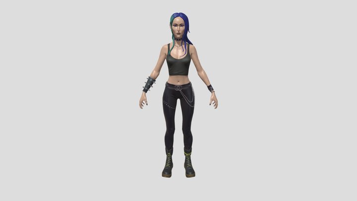 PUNK_GIRL 3D Model