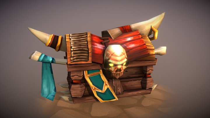 DAE Warchest 3D Model