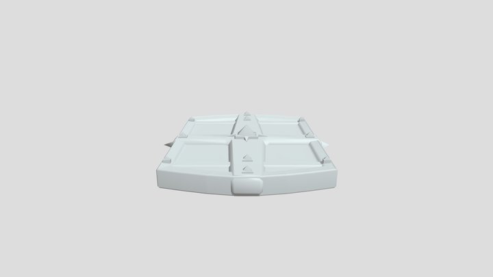 Square Shield 3D Model