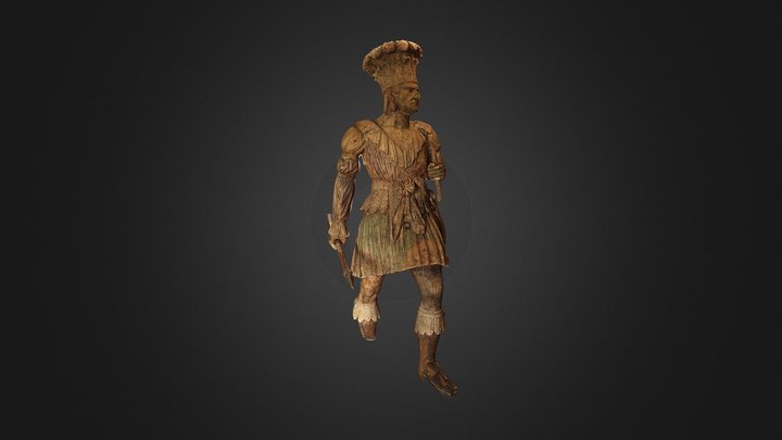 Figura de proa seculo XVIII MAH 3D Model