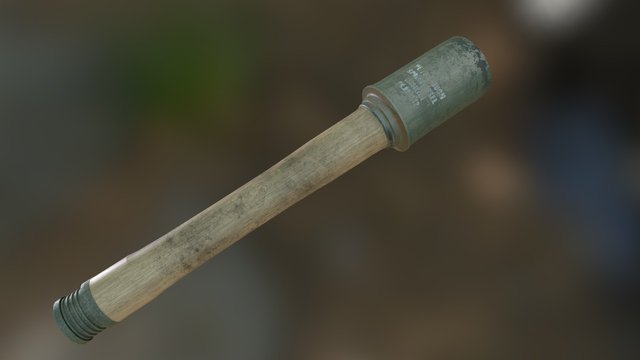 German HandGranate 3D Model