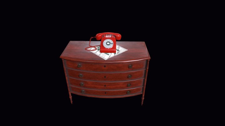 Rotary Phone 3D Model