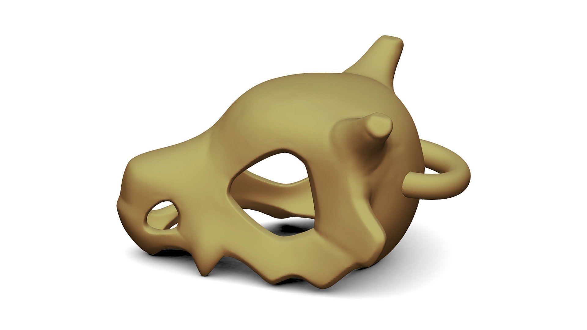 Cubone Necklace - 3D model by meesh makes (@meeshmakes) [8130274 ...
