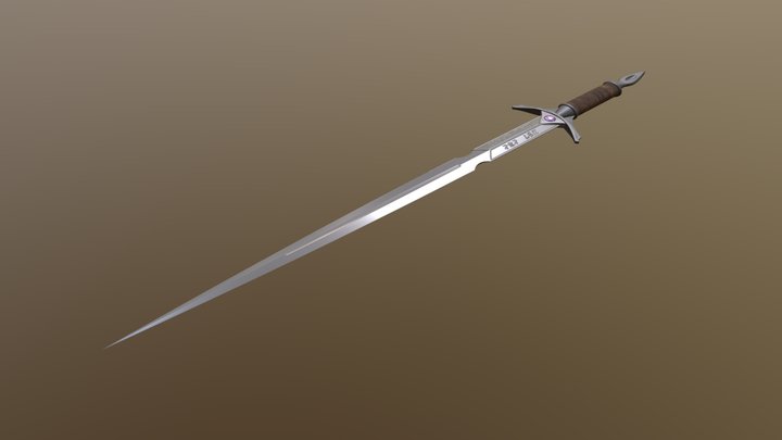 Anzhu's Sword 3D Model