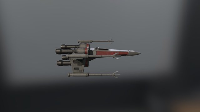 T65 X Wing - Star Wars 3D Model