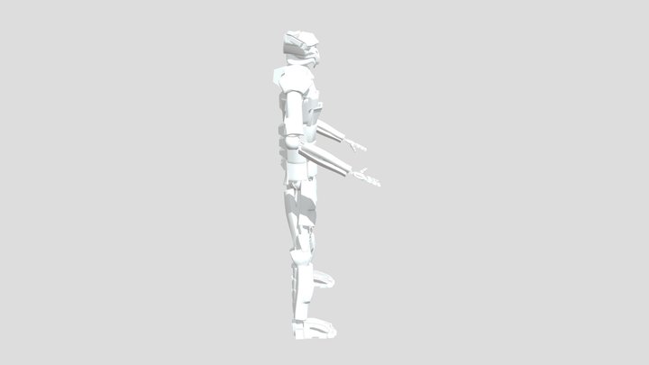 Robot model high poly 3D Model