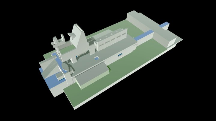 Villa in Rome 3D Model