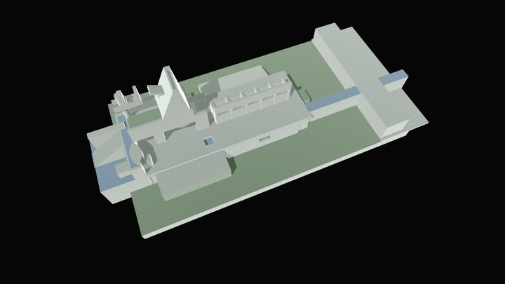 Villa in Rome 3D Model