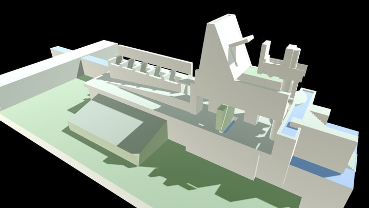 Villa in Rome 3D Model