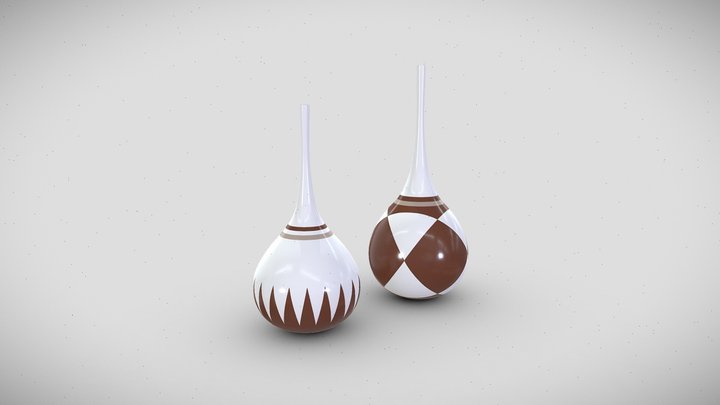 Decorative Vases 4 3D Model