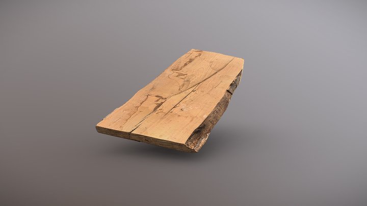 Wood Slab Scan 3D Model
