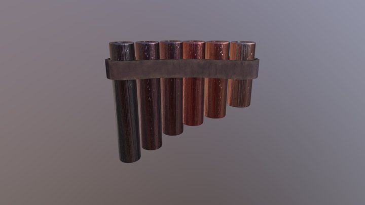 PanFlute 3D Model