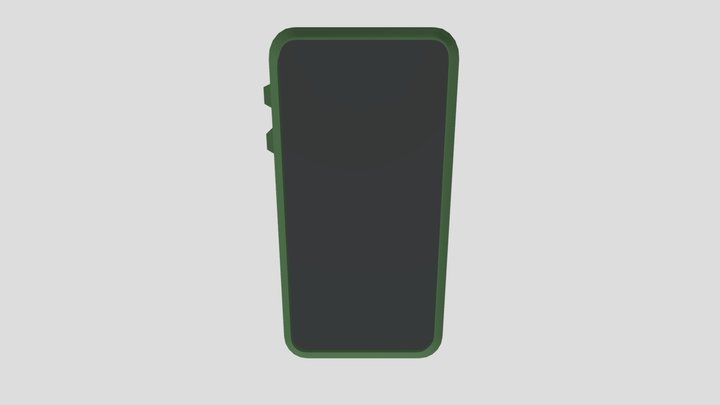 Low Poly Tactical Gothic Phone 3D Model