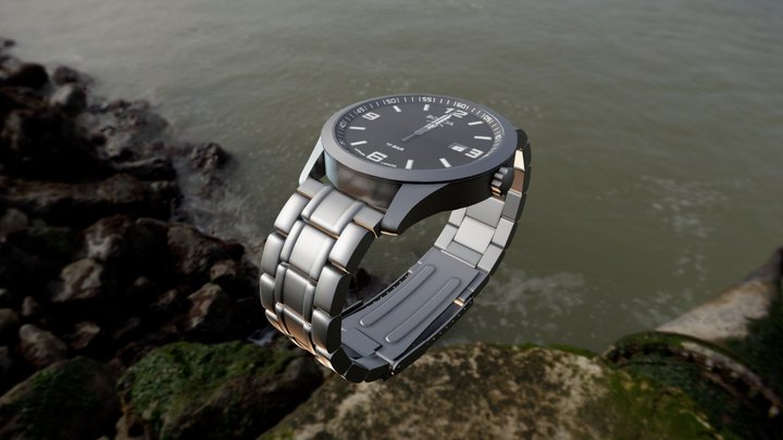 BOCCIA Titanium Wrist Watch | animatable – Free 3D Model STL