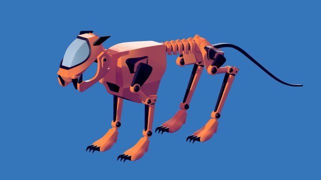 WIP Tiger Robot – Modello 3D gratuito STL
